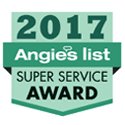 Angie's list super service award 2017 logo of the A Step Up Window Cleaning LLC