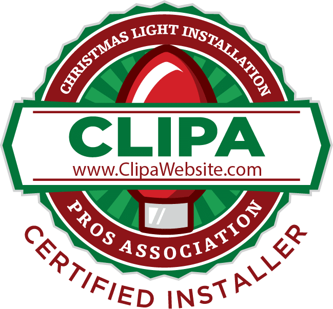 A CLIPA(Christmas Light Installation Pros Association) logo for A step Up Window Cleaning LLC.